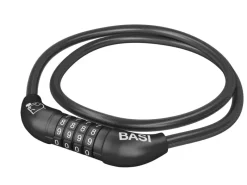 Basi Motorroller|- Zweirad-Spiralschloss - ZR 313 - 1x Spiralkabel - mit 4-stelligen Zahlenschloss - 6990-0313