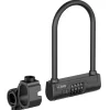 Basi Fahrräder|Bügelschloss ZR 317 mit 14 mm Stahlbügel Vinylummantelung Halterung & 4-Stelliger Zahlenkombination