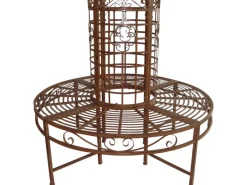 Baumbank aus Metall Bronze 102 x 121 x 121 cm*Garden Pleasure Discount