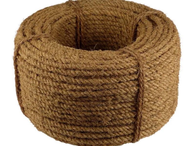 Proflora Weitere Gartenhelfer|Baumbindeband aus Kokosfaser 100m lang ca. 10 mm stark - 3ach gewickelt