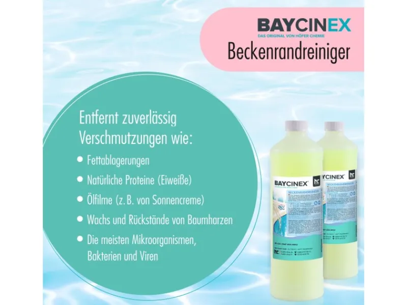BAYCINEX Poolreinigung|Beckenrandreiniger 1l