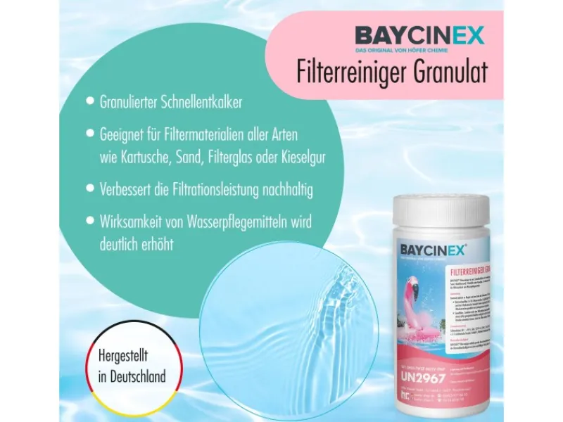 Filterreiniger Granulat 1kg*BAYCINEX Discount