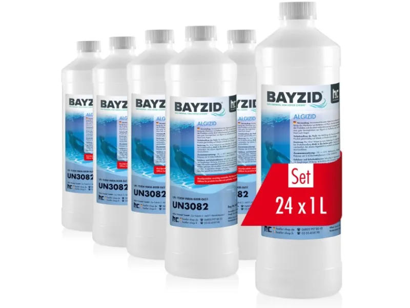 Algizid Algenverhütung für Pools 24 x 1l*Bayzid Hot