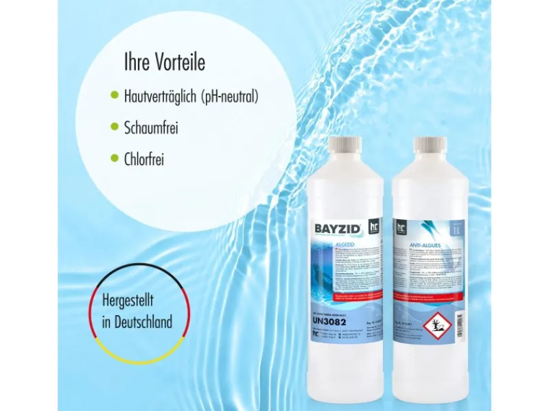 Algizid Algenverhütung für Pools 24 x 1l*Bayzid Hot