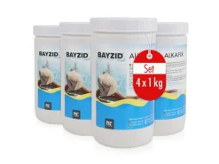 Bayzid Poolpflege|Alkafix zur Anhebung der Alkalinität TA 4 x 1kg