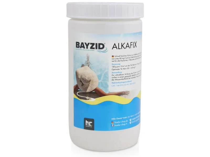 Bayzid Poolpflege|Alkafix zur Anhebung der Alkalinität TA 1kg
