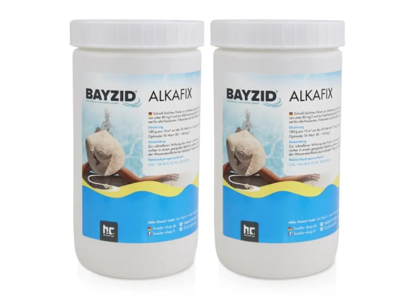 Bayzid Poolpflege|Alkafix zur Anhebung der Alkalinität TA 1kg