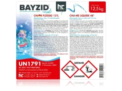 Chlor 13% Flüssig 2 x 12,5kg*Bayzid Sale