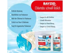 Bayzid Poolreinigung|Chlortabs 20g Schnell Löslich 6x 1kg