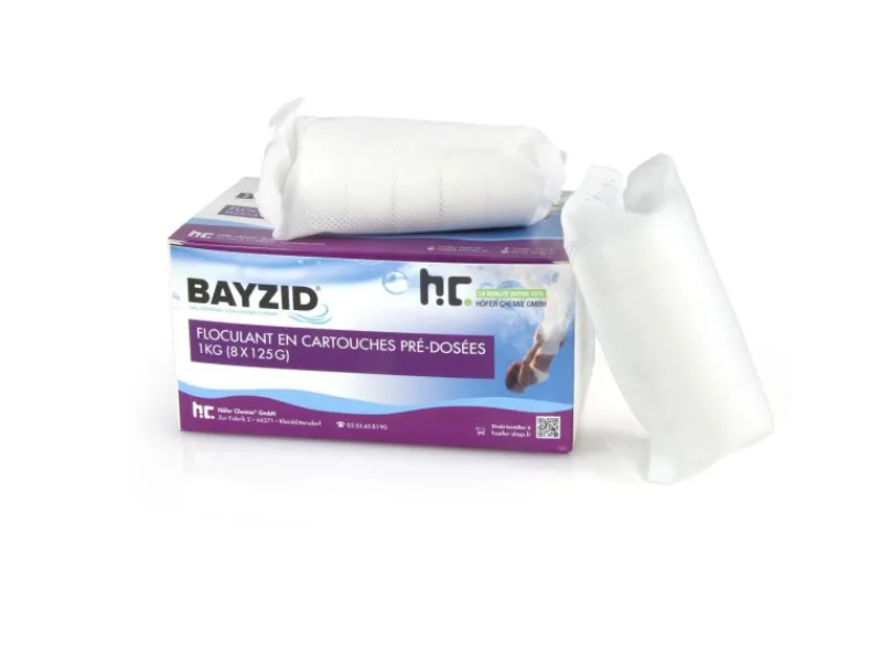 Bayzid Poolpflege|Flockkartusche für Pools 1kg