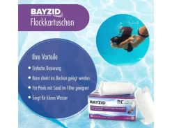 Bayzid Poolpflege|Flockkartusche für Pools 1kg