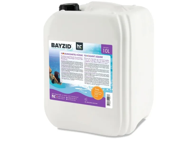 Bayzid Poolpflege|Flockungsmittel Flüssig 4 x 10l