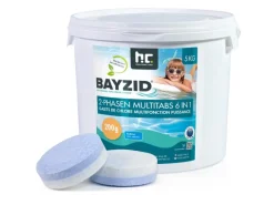 Bayzid Poolreinigung|6in1 2-Phasen-Multitabs 200g  4 x 5kg