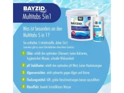 Bayzid Poolpflege|Multitabs 20g 5in1 für Pools 12 x 1kg