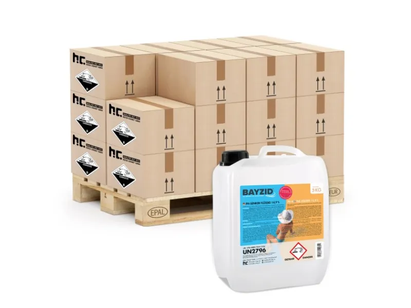 Bayzid Poolpflege|pH Minus Flüssig 14,9% 96 x 5kg