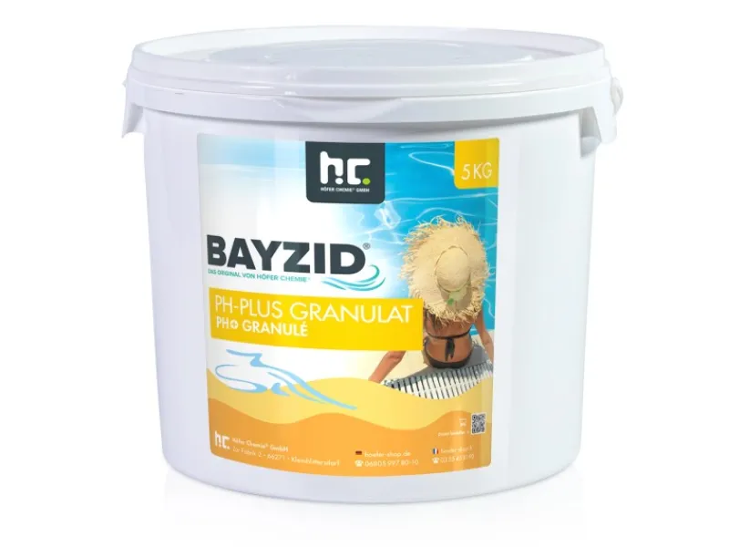 Bayzid Poolpflege|pH Plus Granulat für den Pool 5kg