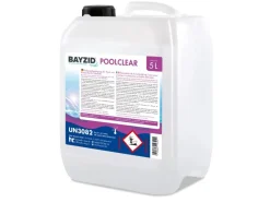 Bayzid Poolreinigung|Poolclear Trübungsbeseitigung für Pool-Filter mit Kartuschen & Filterballs 4 x 5l
