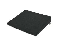 Beautissu Sitzkissen|Gartenstuhlauflagen|BeauErgo Sitzkeilkissen 37x33,5cm Anthrazit