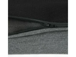 Beautissu Sitzkissen|Gartenstuhlauflagen|BeauErgo Sitzkeilkissen 37x33,5cm Anthrazit