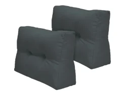 Beautissu Sitzkissen|Gartenstuhlauflagen|ECO Elements Palettenkissen Rücken 60x40x20cm 2tlg
