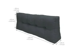 Beautissu Balkonmöbel|Gartenstuhlauflagen|ECO Elements Palettenkissen Sitz + Rücken 1tlg