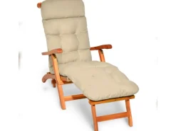 Beautissu Gartenstuhlauflagen|Flair DC Deckchairauflage 200x50x8cm