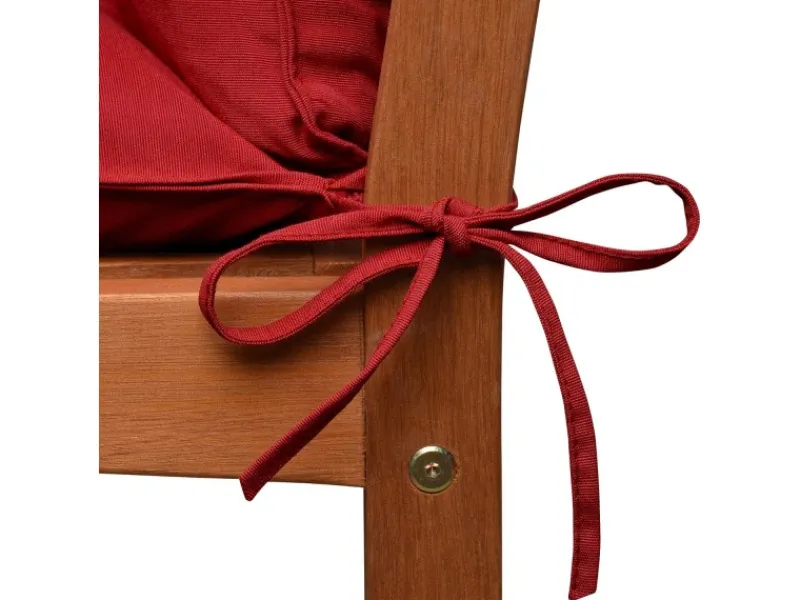 Flair DC Deckchairauflage 200x50x8cm Rot*Beautissu Hot