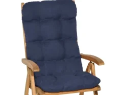 Beautissu Gartenstuhlauflagen|Flair HL Hochlehner 120x50x8cm