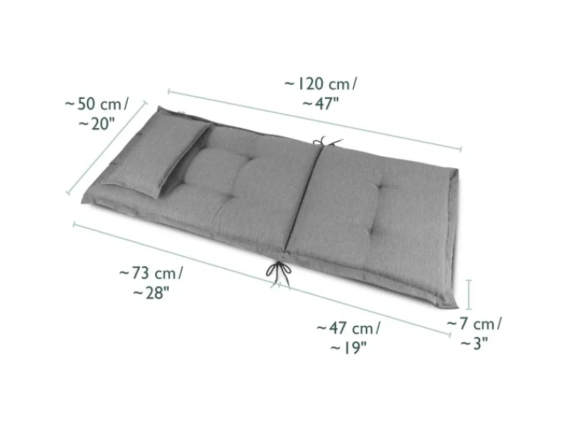 HighLux HL Hochlehner 120x52x7cm 4tlg*Beautissu Best