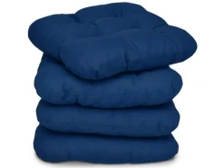 Beautissu Sitzkissen|Lisa Stuhlkissen 40x40x8cm 4tlg