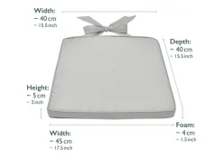 Pia Stuhlkissen 45x40x5cm 4tlg*Beautissu Discount