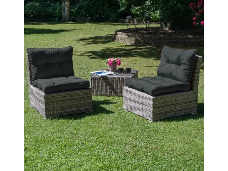 Beautissu Sitzkissen|Lounge-Gartenmöbel|Xluna Loungekissen Sitz 60x60x10cm