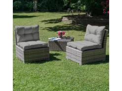 Beautissu Sitzkissen|Lounge-Gartenmöbel|Xluna Loungekissen Rücken 60x40x12cm