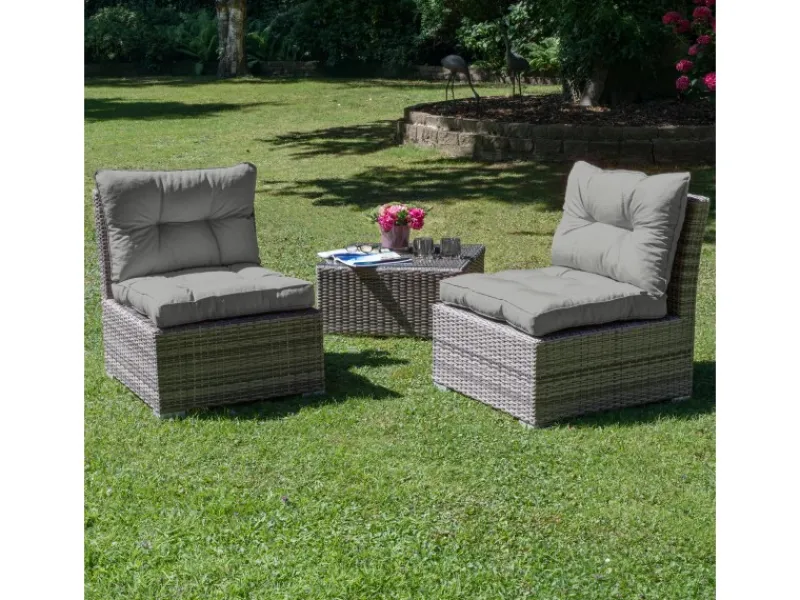 Beautissu Sitzkissen|Lounge-Gartenmöbel|Xluna Loungekissen Rücken 60x40x12cm