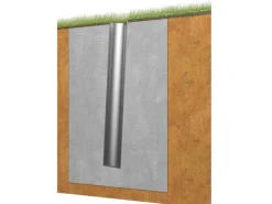 Zubehör Für Sonnenschutz|Beetex Bodenhülse für Teleskopmast Aluminium Ø 80 mm