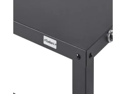 Outdoorküchen|Beliani Gartenküche STALETTI Schwarz 115x60x83