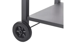 Outdoorküchen|Beliani Gartenküche STALETTI Schwarz 115x60x83