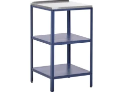 Beliani Gartenküche VILAMA Silber 50x50x90* Outlet