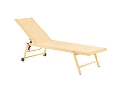 Sonnenliegen|Beliani Gartenliege 65x198x107