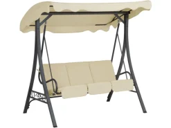 Beliani Gartenschaukel GARBO 112x185x184* New