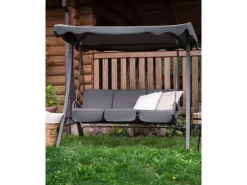 Beliani Gartenschaukel GARBO Dunkel 112x185x184* Hot