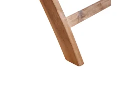 Gartenstühle|Beliani Gartenstuhl Heller Holzfarbton 50x42x84