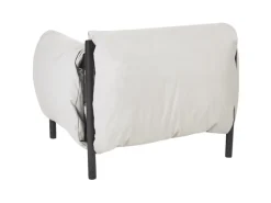 Beliani Gartenstuhl Grau Schwarz 93x115x80* Hot