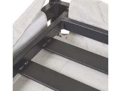 Beliani Gartenstuhl Grau Schwarz 93x115x80* Hot