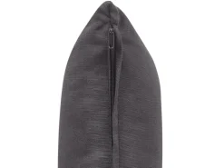 Gartenstühle|Beliani Gartenstuhl Schwarz Heller Holzfarbton 65x60x83