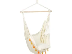 Beliani Hängesessel Beige Orange 55x96x125* Best