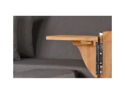 bene living Strandkorb Komplettset Ammersee Teak Bullauge PE Grau Modell 551* Sale