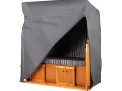 bene living Strandkorb Komplettset Schleswig Pinie Zweisitzer PE Mokka Modell 556* New