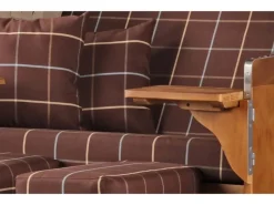 bene living Strandkorb Komplettset Schleswig Pinie Zweisitzer PE Mokka Modell 556* New