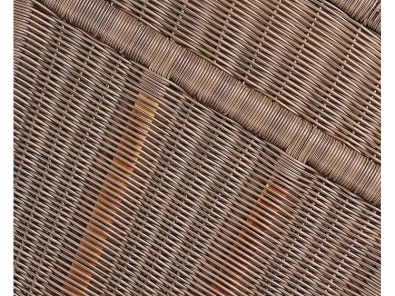 bene living Strandkorb Komplettset Schaalsee Teak PE grau Modell 580* New